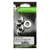 GW, rocker shaft end plug set. OEM style. Chrome - 71-84 Shovelhead; 71-85 XL (NU)