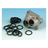 James, quad seal pushrod cover. Large Lower - L79-84 Shovel (NU)