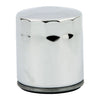MCS, spin-on oil filter. Chrome - 02-17 V-Rod (NU)