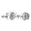 Retaining ring, sprocket shaft bearing - L83-99 B.T. (excl. Twin Cam) (NU)