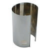 Starter motor cover Prestolite. Chrome - 67-80 XL; 65-83 Big Twin. With Delco and Prestolite starter motors (NU)