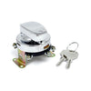 FL style ignition switch. 5-pole, flat key, chrome - 36-72 FL (NU)