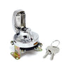FL style ignition switch. 5-pole, flat key, chrome - 36-72 FL (NU)