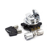 96-up ignition switch, side hinge type. Chrome - 96-10 Softail; 93-05 FXDWG (NU)