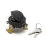 FL style ignition switch. 5-pole, flat key, black - 36-72 FL (NU)