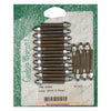 GW, Panhead rocker cover screw kit. Chrome acorn. Long - 48-65 Panhead (NU)