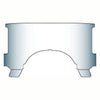National Cycle, repl. adj. lower window (style B). Clear - 60-84 FL with OEM or National Cycle 3-piece windshields (NU)