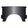 National Cycle, repl. adj. lower window (style B). Black - 60-84 FL with OEM or National Cycle 3-piece windshields (NU)