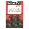 Manley, valve spring top collar set. Steel - 84-99 Evo B.T.; 99-04 Twin Cam; 86-03 XL (NU)