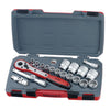 Teng Tools, 1/2" socket wrench set. US 21pc -