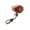 Diamond turn signals. Chrome. Amber lens -