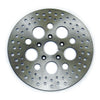 BRAKE ROTOR STAINLESS DRILLED 11.5 INCH - 84-99 B.T., TC., XL (excl. XL1200C/S) (NU)