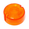 Replacement 3" bullet turn signal lens. Amber - 86-95 FX, FXR, XL(NU)