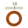 JAMES SEAL WASHERS, FORK DRAIN SCREW - 75-99 XL; 76-86 FX; 82-94 FXR; 91-99 FXD(EX FXDWG)