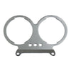 Mounting bracket, speedo & tachometer. Chrome - 84-85 XL, FX, FXR, FXRT. Models with dual instruments (NU)