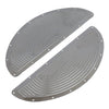 Paughco, steel floorboard pads / plates - Univ. for classic H-D oval shaped floorboards