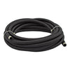 Braided hose 5/16" (8mm). Black nylon -
