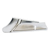 Lower rear belt guard. Chrome - 07-23 Touring with 68t. pulley