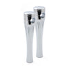 Talon aluminum riser kit, 8" rise. Chrome - For 1" (25.4mm) handlebars