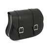 Ledrie, leather swing arm bag, 5 liter. Black - 02-17 V-Rod (NU)
