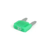 Mini fuse with LED indicator. Green, 30A - UNIVERSAL