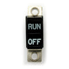 Handlebar rocker switch, Run/Off. Black - 75-81 H-D(NU)