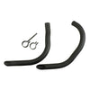 Drag pipes for 45" Flatheads, black - All 45" Flatheads