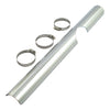 FLT header heat shield, lower right. Chrome - 81-91 FLT (NU)