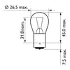 Philips LongLife Ecovision turn signal light bulb P21W -