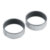 Fork slider bushing, upper. 41mm - 84-86 FXWG; 93-05 Dyna FXDWG; 12-16 Dyna FLD; 84-17 Softail (excl. 13-17 FXSB; 08-11 FXCW/C Rockers); 84-13 FLT/Touring (NU)