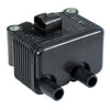 Ignition coil, OEM style single fire. Carbureted - 00-06 Softail; 99-05 Dyna; 02-06 FLT; 04-06 XL. (Single fire, carbureted models) (NU)