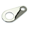 Ignition switch bracket, single mount hole. Chrome - 78-84 FXE, FXS (NU); custom applications