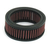 K&N, air filter element - Most H-D with Keihin butterfly, Bendix & Tillotson carbs with 6" round housings; Custom applications