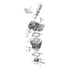 Retaining rings, piston wrist pin. Snap ring - L77-E83 FL, FX; L77-E85 XL.
