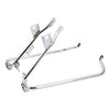 Saddlebag support bracket set. Chrome - 09-13 FLHX, FLTRU, FLTRX (NU)