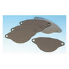 James, gasket starter hole cover. .031" paper - 71-78 FX models & other 65-E84 4-sp B.T. kickstart only models with OEM aluminum primary (NU)