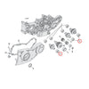 Camshaft bushing, outer. STD - 52-21 K, XL (excl. XR1200): #1,3,4 cam.   37-48 74/80" Flathead: #3,4 cam.   37-73 45" (750cc) Flathead: #4 cam.