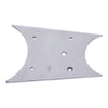 BDL, side plate for 3" e-start kits. Shovel - 70-78 Shovelhead with BDL 3" open Street Drive e-start belt drive kit (NU)