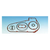 James, primary gasket kit. Outer cover - 66-86 4-speed FL, FX; 86-88 5-speed Softail (NU)