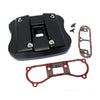 Evo Sportster rocker cover set (1 cyl.). Black - 91-03 XL; 86-90 XL crankvented models when umbrella valve is nut used (NU))