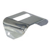 73-up taillight visor. Plain. Chrome - 73-23 H-D with conventional center mounted taillight