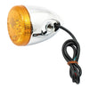 3-1 LED bullet taillight / turn signal combo. Chrome. Amber - 09-12(NU) XL883N Nightster, Custom applications