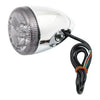 3-1 LED bullet taillight / turn signal combo. Chrome. Smoke - 09-12(NU) XL883N Nightster, Custom applications