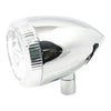 3-1 LED bullet taillight / turn signal combo. Chrome. Clear - Universal