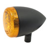 3-1 LED bullet taillight / turn signal combo. Black. Amber - Universal