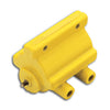 Accel, Power Pulse coil yellow, 12 V / 4.2 Ohm - 65-E78 B.T. with points ignition; L78-79 B.T. with OEM V-Fire I/II half electronic ignition; 65-79 XL (excl. magneto models). (Dual fire)