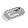 Voltage regulator/rectifier cover. Chrome - 89-99 Softail (NU)