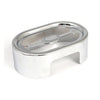 Voltage regulator/rectifier cover. Chrome - 01-06 Softail (NU)
