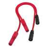 Accel, 8mm Ferro Spiral core spark plug wire set. Red - 99-08 FLT/Touring; 04-06 XL(NU)