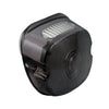 Laydown LED taillight lens assembly. Smoke lens - 99-23 various Softail, Dyna, Touring. (With center mounted taillight)